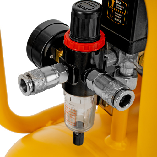 Компрессор безмасляный, малошумный DLS 1500/50, 1500 ВТ, 2x750, 50 л, 260 л/мин Denzel по ценам производителя в Воронеже с доставкой по всей России