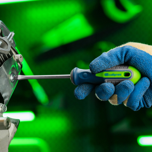 Набор отверток, CrV, трехкомпонентные рукоятки, 6 предметов Сибртех по ценам производителя в Воронеже с доставкой по всей России