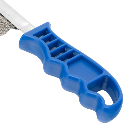 Щетка зачистная, металлическая с пластмассовой ручкой, нержавеющая проволока Барс по ценам производителя в Воронеже с доставкой по всей России