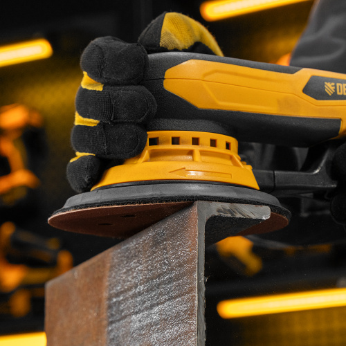 Машина шлифовальная орбитальная бесщет OS-150-BL, 350 Вт, 4000-10000 об/мин Denzel по ценам производителя в Воронеже с доставкой по всей России