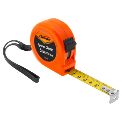 Рулетка Classic,5 м х 18 мм,пластиковый корпус Sparta по ценам производителя в Воронеже с доставкой по всей России