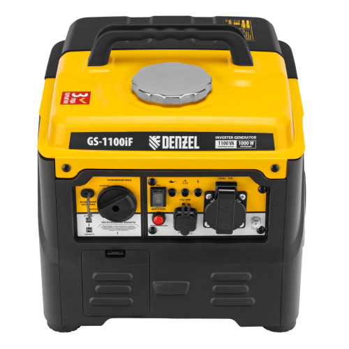 Генератор инверторный GS-1100iF, 1,1 кВт, 230 В, ручной старт DENZEL по ценам производителя в Воронеже с доставкой по всей России