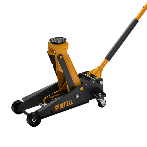 Домкрат гидравлический подкатной 3 т, с фиксатором, быстрый подъем, 135-480 мм, профессиональный Denzel по ценам производителя в Воронеже с доставкой по всей России