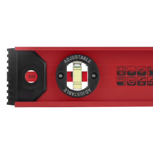 Уровень алюминиевый "Рельс", 800 мм, 3 глазка, усиленный Matrix по ценам производителя в Воронеже с доставкой по всей России