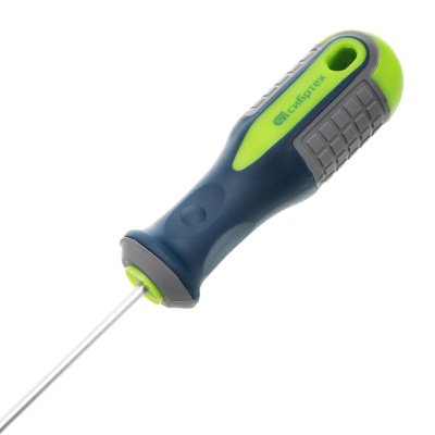 Отвертка, SL3 х 80 мм, CrV, трехкомпонентная рукоятка Сибртех по ценам производителя в Воронеже с доставкой по всей России