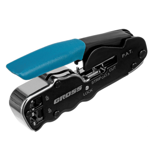 Клещи для обжима телефонных и компьютерных клемм RJ45, 8P и RJ11/12, 6P, компактный размер, CAT5 Gross по ценам производителя в Воронеже с доставкой по всей России