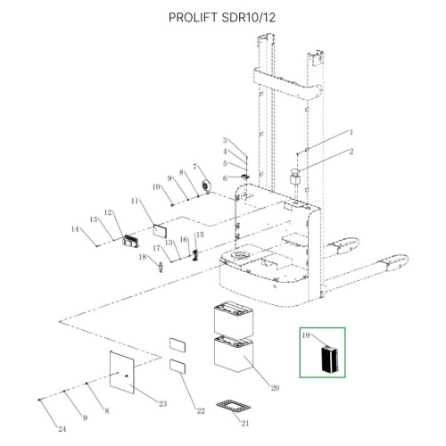 Зарядное устройство для штабелеров SDR 1-1,2 т, SDR1635, для тележек SD15 по ценам производителя в Воронеже с доставкой по всей России