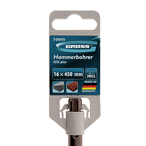Бур по бетону Pro, 16 х 450 мм, SDS Plus Gross по ценам производителя в Воронеже с доставкой по всей России