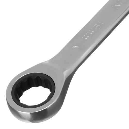 Ключ комбинированный трещоточный, 19 мм, CrV, зеркальный хром Matrix Professional по ценам производителя в Воронеже с доставкой по всей России