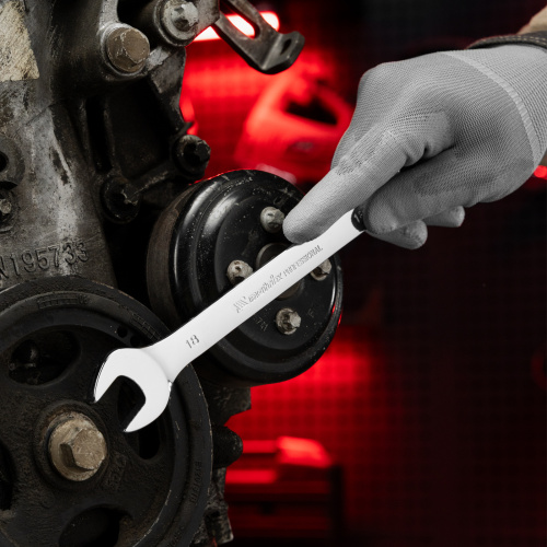 Ключ комбинированный трещоточный, 18 мм, CrV, зеркальный хром Matrix Professional по ценам производителя в Воронеже с доставкой по всей России