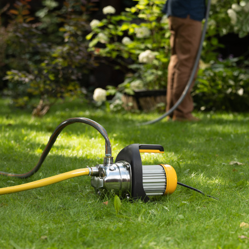 Садовый поверхностный насос GP1200Х, 1200 Вт, 3700 л/ч, подъем 46 м, нержавейка Denzel по ценам производителя в Воронеже с доставкой по всей России