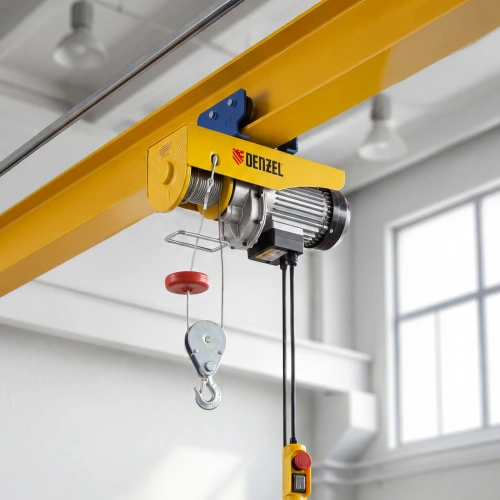 Тельфер электрический TF-500, 0.5 т, 1020 Вт, высота 12 м, 10 м/мин Denzel по ценам производителя в Воронеже с доставкой по всей России