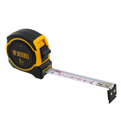 Рулетка 3м х 16мм, двухкомп. корпус, магнитный обрезиненный зацеп Denzel по ценам производителя в Воронеже с доставкой по всей России