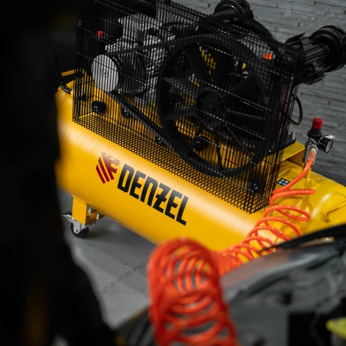 Компрессор воздушный рем. привод BCV 4000-T/200, 4,0 кВт, 200 литров, 690 л/мин Denzel по ценам производителя в Воронеже с доставкой по всей России