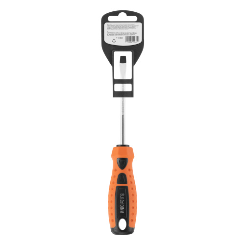 Отвертка "Point", SL6 х 100 мм, CS, двухкомпонентная рукоятка Sparta по ценам производителя в Воронеже с доставкой по всей России