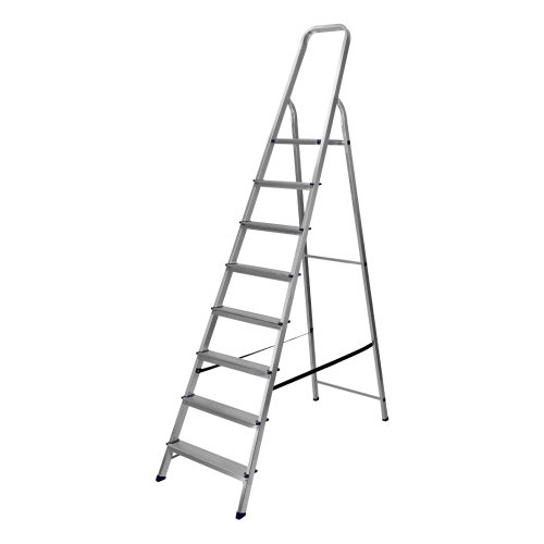 Стремянка, 8 ступеней, алюминиевая, Сибртех по ценам производителя в Воронеже с доставкой по всей России