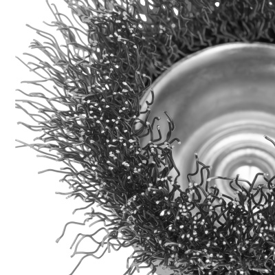 Щетка для дрели, 50 мм, "чашка" со шпилькой, витая проволока 0.3 мм Сибртех по ценам производителя в Воронеже с доставкой по всей России