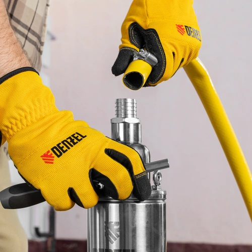 Скважинный насос DWS-4-150, винтовой, диаметр 4", 1300 Вт, 2000 л/ч, напор 150 м Denzel по ценам производителя в Воронеже с доставкой по всей России