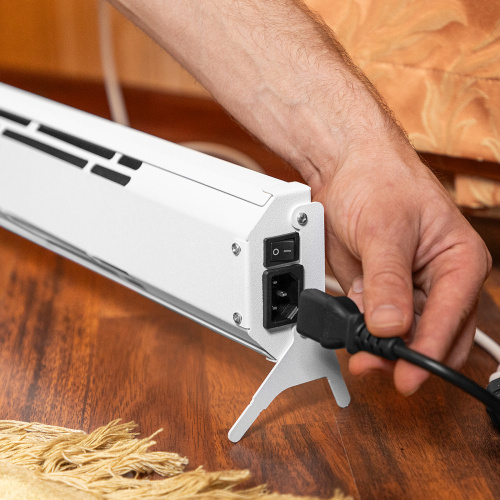 Конвектор электрический плинтусный ATRIC-450, 230 В, 450 Вт, ТЭН Denzel по ценам производителя в Воронеже с доставкой по всей России