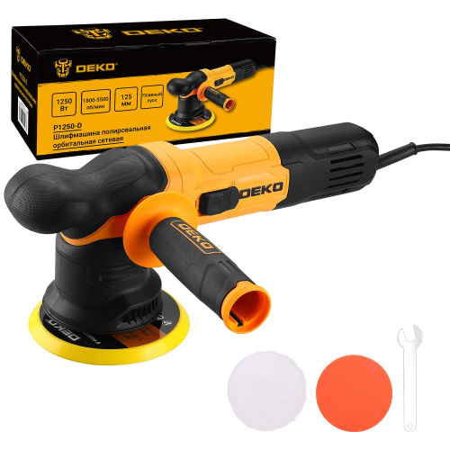 Шлифмашина полировальная орбитальная сетевая DEKO P1250-D, 125мм, 1250 Вт по ценам производителя в Воронеже с доставкой по всей России