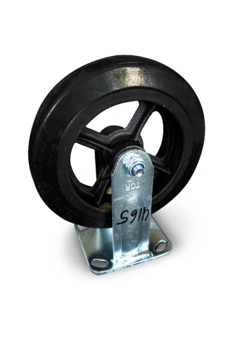 Колесо большегрузное неповоротное FCd 80 200 мм обрезиненное (N) по ценам производителя в Воронеже с доставкой по всей России