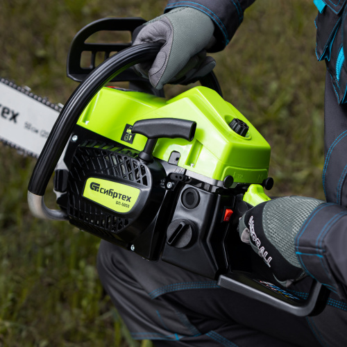 Пила цепная бензиновая БП-5850, 58 см3, шина 50 см, шаг 0.325, паз 1,5 мм, 76 звеньев Сибртех по ценам производителя в Воронеже с доставкой по всей России