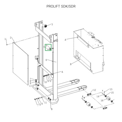 Датчик каретки вил для штабелеров SDR/SDK с FFL по ценам производителя в Воронеже с доставкой по всей России