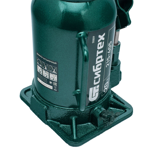 Домкрат гидравлический бутылочный, 20 т, 215-405 мм Сибртех по ценам производителя в Воронеже с доставкой по всей России