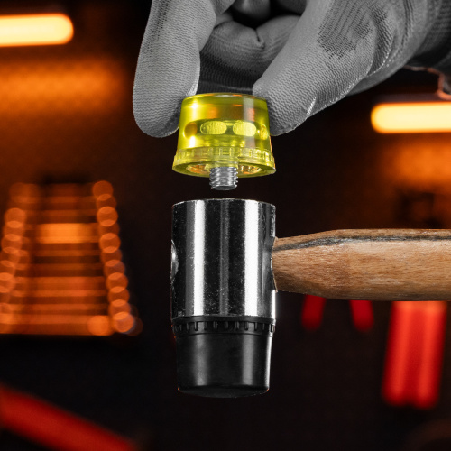 Молоток рихтовочный, бойки 35 мм, комбинированная головка, деревянная ручка Sparta по ценам производителя в Воронеже с доставкой по всей России