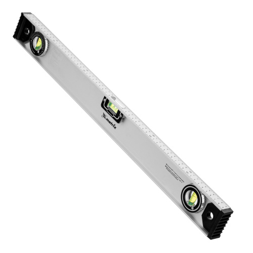 Уровень алюминиевый "Рельс", 600 мм, 3 глазка (1 поворотный) Matrix по ценам производителя в Воронеже с доставкой по всей России