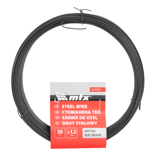 Проволока стальная 30 м, вязальная, термообработанная 1.2 мм Сибртех по ценам производителя в Воронеже с доставкой по всей России