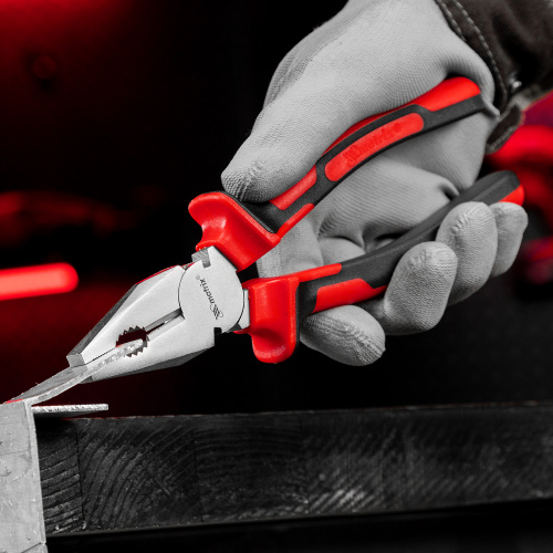 Плоскогубцы Nickel, никелированные 200 мм, двухкомпонентные рукоятки Matrix по ценам производителя в Воронеже с доставкой по всей России