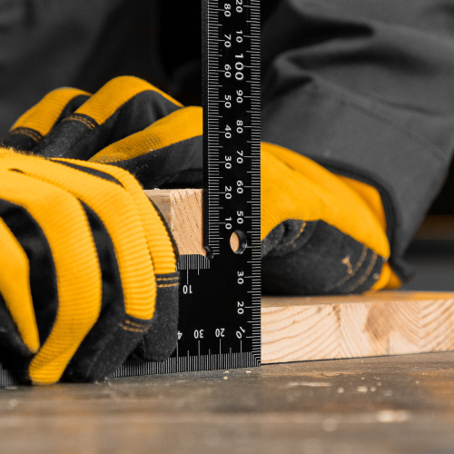 Угольник, 200 х 300 мм, алюминиевый, лазерная гравировка Denzel по ценам производителя в Воронеже с доставкой по всей России