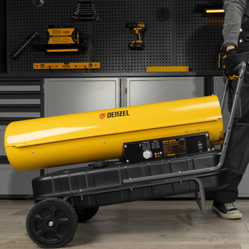 Дизельная тепловая пушка DHG-50, 50 кВт, 1100 м3/ч, прямой нагрев Denzel по ценам производителя в Воронеже с доставкой по всей России