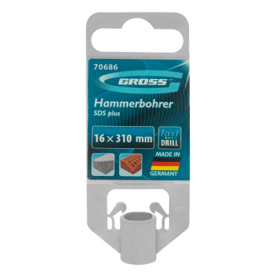 Бур по бетону Pro, 16 х 300 мм, SDS Plus Gross по ценам производителя в Воронеже с доставкой по всей России