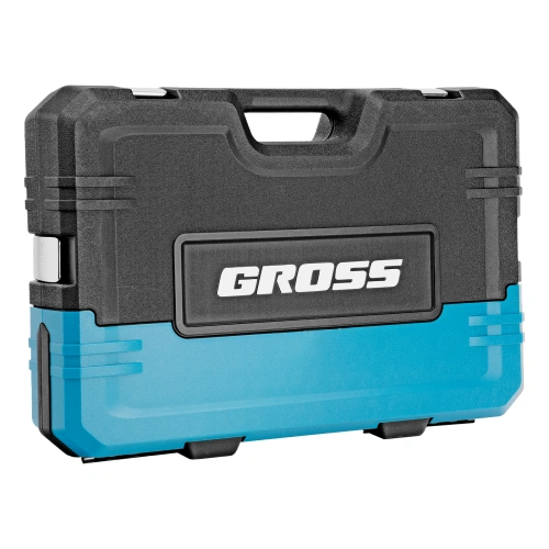 Набор инструментов, 1/2", 3/8", 1/4", CrV, 120 зубьев, 216 предметов Gross по ценам производителя в Воронеже с доставкой по всей России