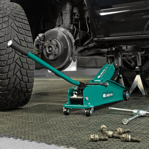 Домкрат гидравлический подкатной, 3 т, 192-532 мм, SUV Сибртех по ценам производителя в Воронеже с доставкой по всей России