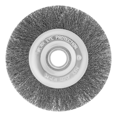 Щетка для УШМ, 150 мм, посадка 22.2 мм, плоская, витая проволока Сибртех по ценам производителя в Воронеже с доставкой по всей России