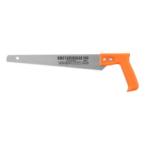 Ножовка по дереву, 300 мм, 3 сменных полотна, пластиковая рукоятка по ценам производителя в Воронеже с доставкой по всей России