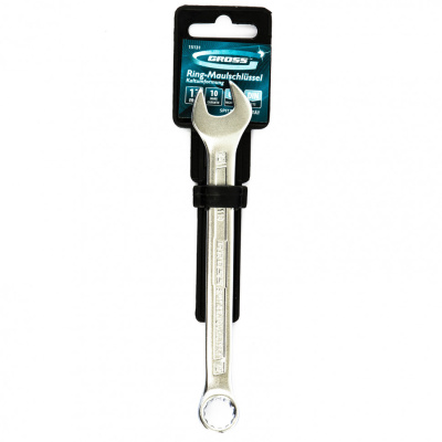 Ключ комбинированный 12 мм, CrV, холодный штамп Gross по ценам производителя в Воронеже с доставкой по всей России