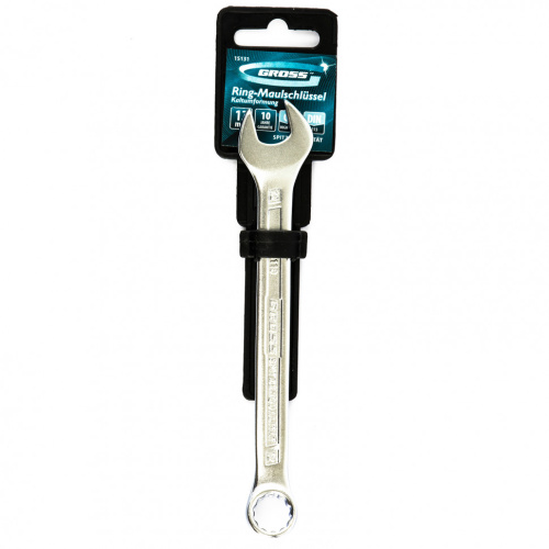 Ключ комбинированный 12 мм, CrV, холодный штамп Gross по ценам производителя в Воронеже с доставкой по всей России