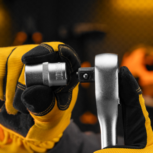 Ключ-трещотка 1/2", 90 зубьев, с быстрым сбросом, CrV Denzel по ценам производителя в Воронеже с доставкой по всей России