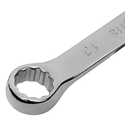 Ключ комбинированный, 12 мм, CrV, полированный хром Matrix по ценам производителя в Воронеже с доставкой по всей России