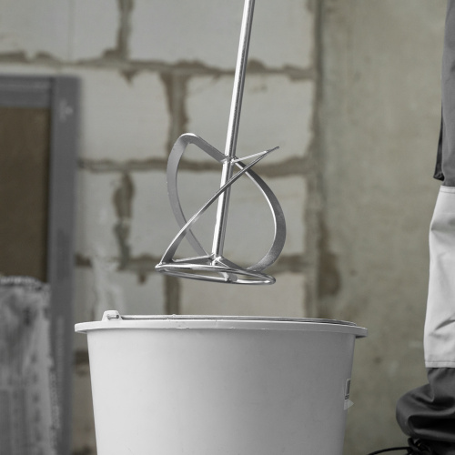 Насадка для миксера, для тяжелых растворов, 160 х 590 мм, оцинкованная, хвостовик резьба М14 Сибртех по ценам производителя в Воронеже с доставкой по всей России