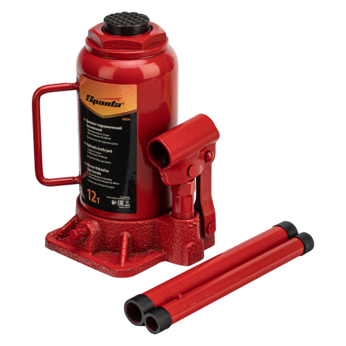 Домкрат гидравлический бутылочный, 12 т, h подъема 210-400 мм Sparta по ценам производителя в Воронеже с доставкой по всей России