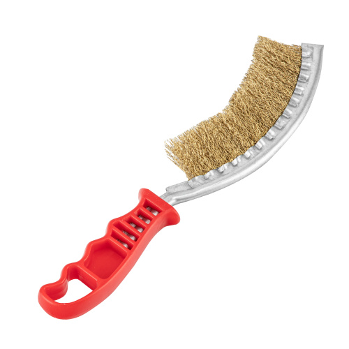 Щетка металлическая изогнутая, пластиковая ручка Matrix по ценам производителя в Воронеже с доставкой по всей России