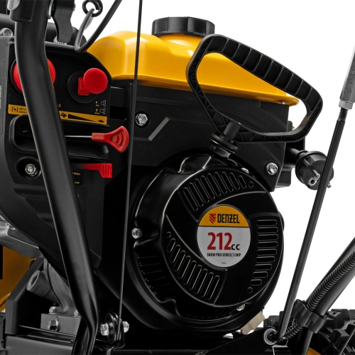 Бензиновая снегоуборочная машина SBM 610S PRO, 212 cc, электростартер, фара, обогрев Denzel по ценам производителя в Воронеже с доставкой по всей России