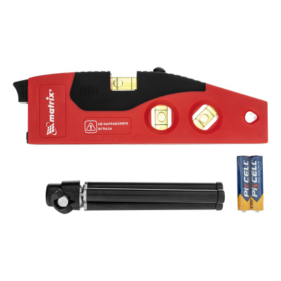 Лазерный уровень, 180 мм, 220 мм штатив, 4 глазка Matrix по ценам производителя в Воронеже с доставкой по всей России