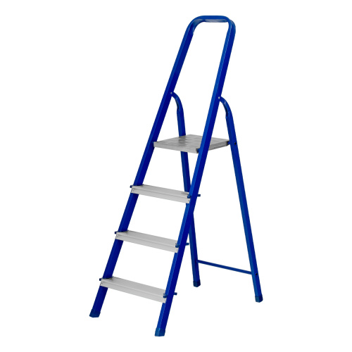 Стремянка, 4 ступени, стальной профиль, алюминиевые ступени Сибртех по ценам производителя в Воронеже с доставкой по всей России