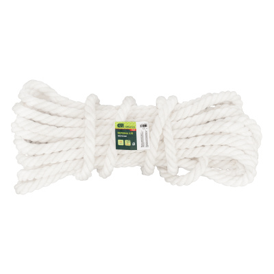 Веревка х/б, D 18 мм, L 11 м, крученая, 567 кгс Сибртех по ценам производителя в Воронеже с доставкой по всей России